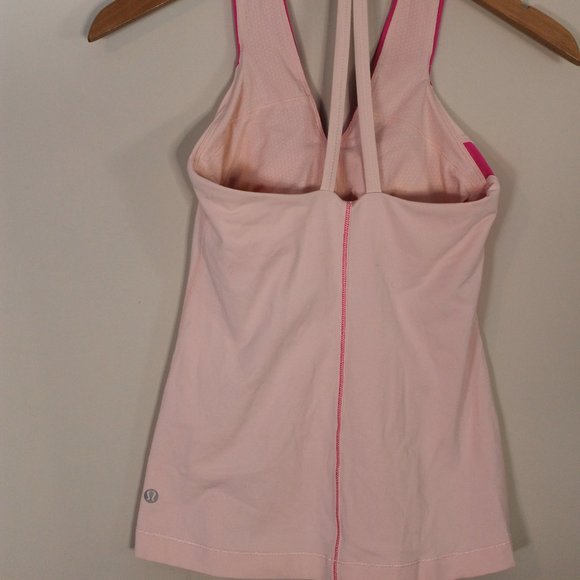 2 for 20$ Lululemon pink athletic tank top - Picture 2 of 3